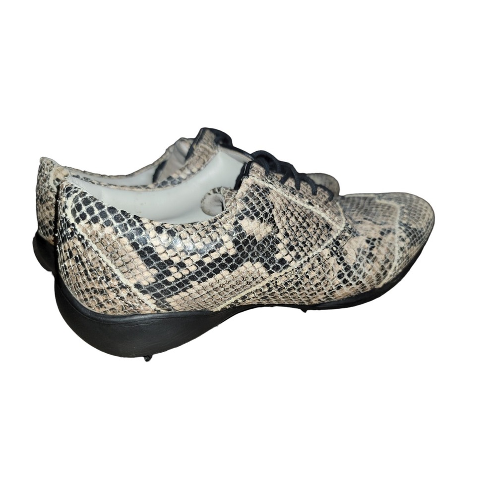 FootJoy LoPro Collection Golf Shoes Womens Snakeskin Print Leather Soft Spike 7M - Picture 4 of 12